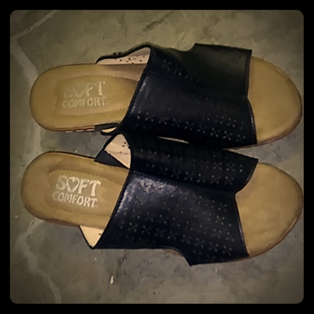 Soft comfort open toe shoes